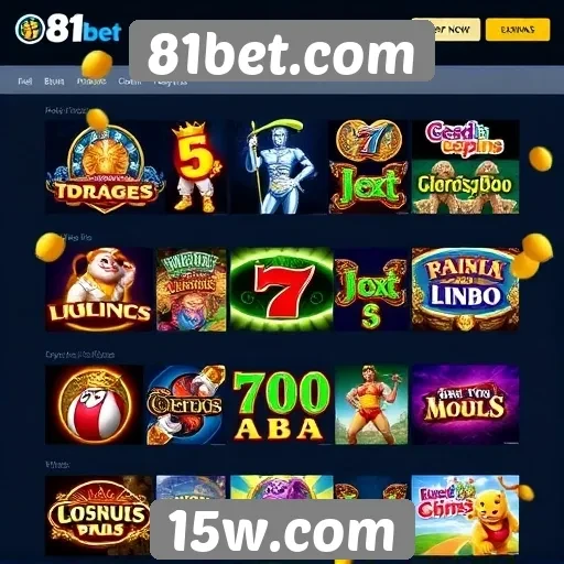 81bet.com oferece variedade de jogos de cassino online